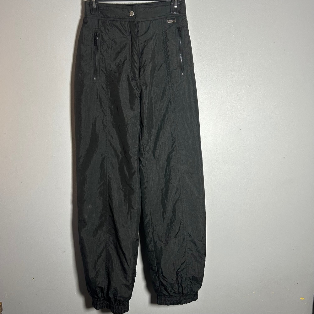 Edelweiss Black‎ Ski Snow Pants Waterproof Insulated Winter Warm Lined Pockets